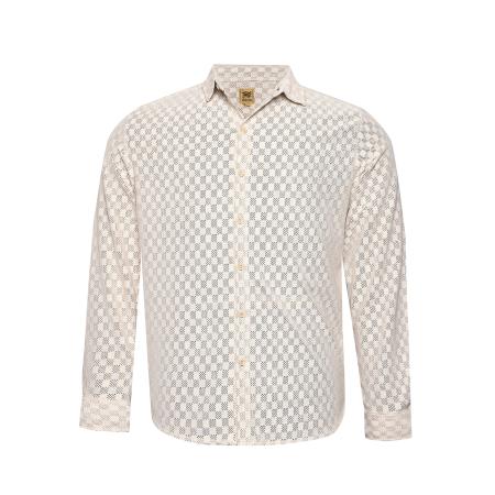 Campus Sutra Overhemd Whitney beige / grijs