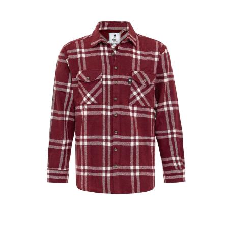 Moxx Paris Moxx Paris Overhemd bordeaux / wit
