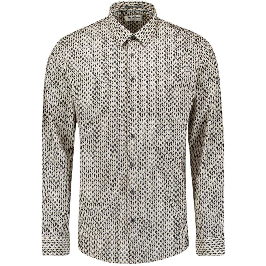No Excess Overhemd Print Multicolour -