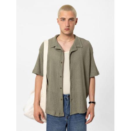 VAMOS CLO Overhemd groen / kaki