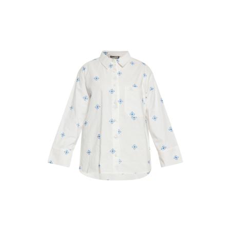 DreiMaster DreiMaster Vintage Blouse azuur / wolwit