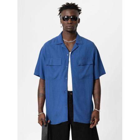 VAMOS CLO VAMOS CLO Overhemd Athens kobaltblauw