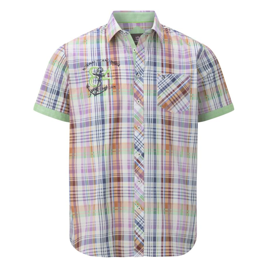 jan vanderstorm Jan Vanderstorm Overhemd Olian oranje -