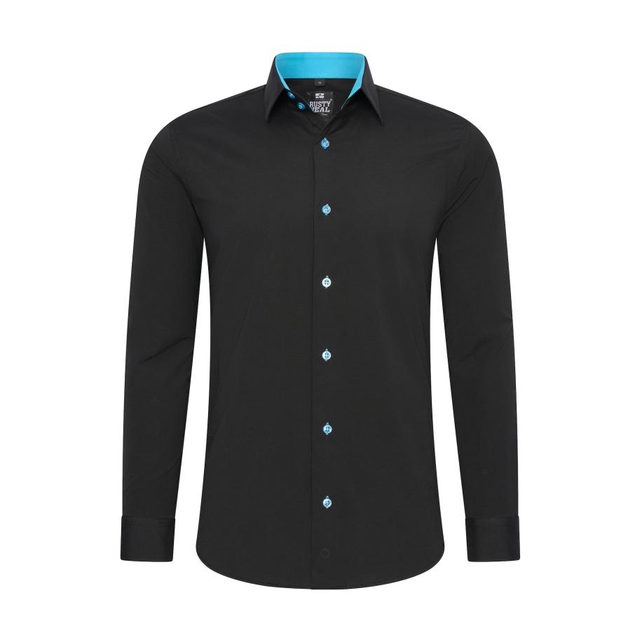 Rusty Neal Rusty Neal Overhemd zwart -