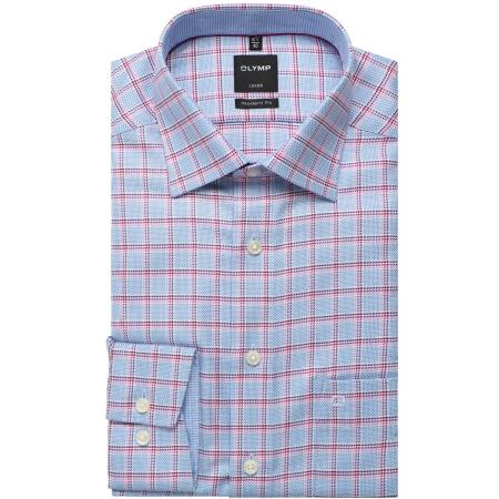 OLYMP Luxor Overhemd roos, Ruit