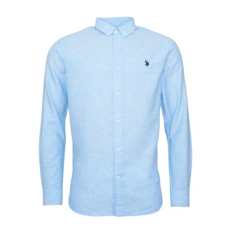 U.S. Polo Assn. U.S. POLO ASSN. Overhemd lichtblauw