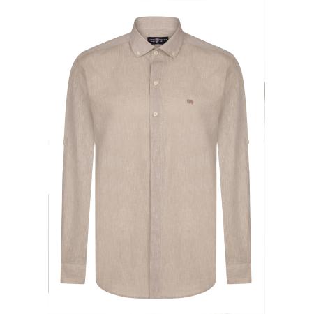 Jimmy Sanders Jimmy Sanders Overhemd beige