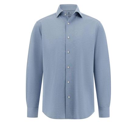 Boggi Milano Overhemd duifblauw
