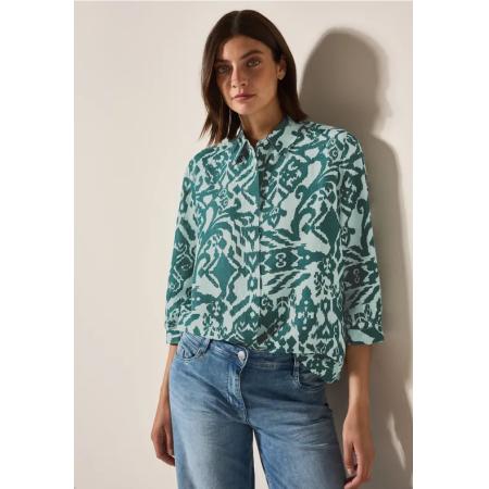 CECIL Gedessineerde overhemdblouse