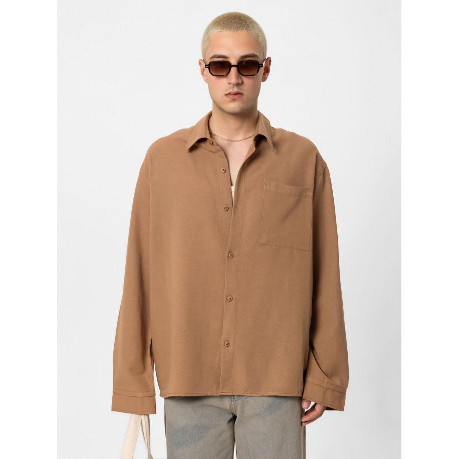 VAMOS CLO Overhemd bruin Bruin