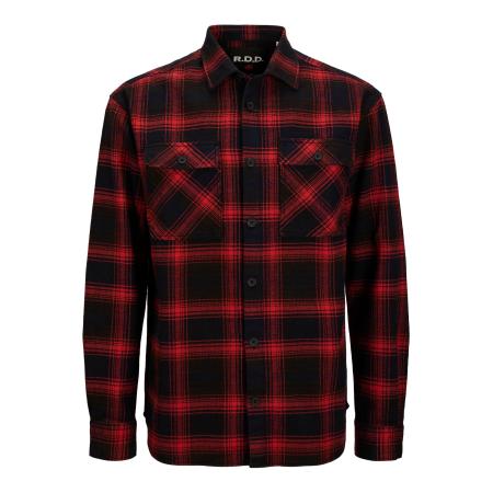 ROYAL DENIM DIVISION R.D.D. ROYAL DENIM DIVISION Overhemd rood / zwart