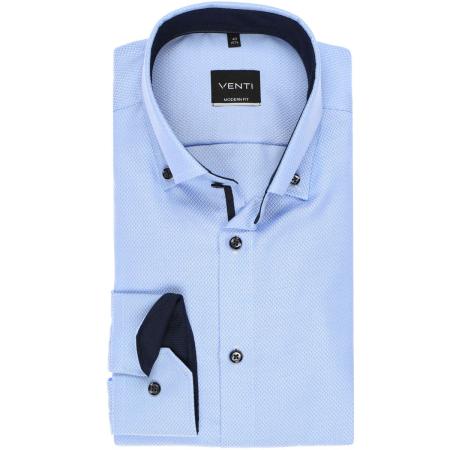 Venti Overhemd ML7 (72CM+) blauw