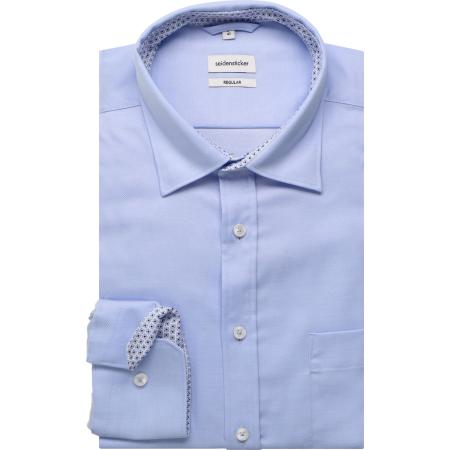 Seidensticker Overhemd lichtblauw, Effen