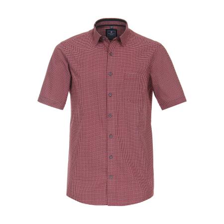 Redmond Casual Overhemd Korte mouw rood