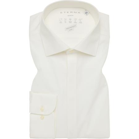 ETERNA Performance Overhemd beige, Effen