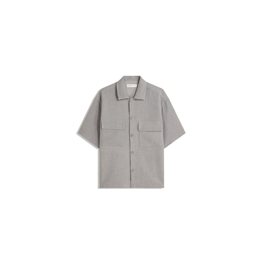 Bershka Bershka Overhemd grijs -