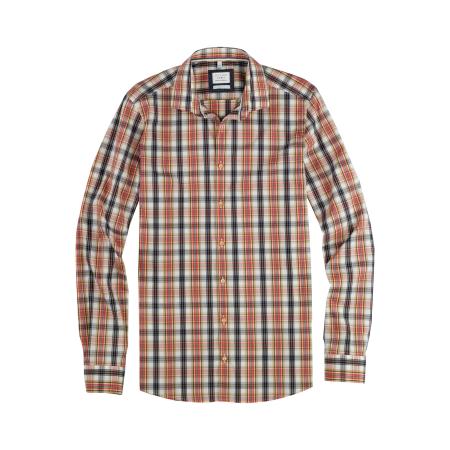 OLYMP Level Five Smart Casual Overhemd rood, Ruit
