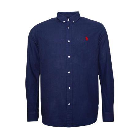 U.S. Polo Assn. U.S. POLO ASSN. Overhemd donkerblauw / bloedrood