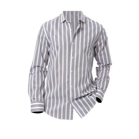 Antioch Antioch Overhemd grijs / wit