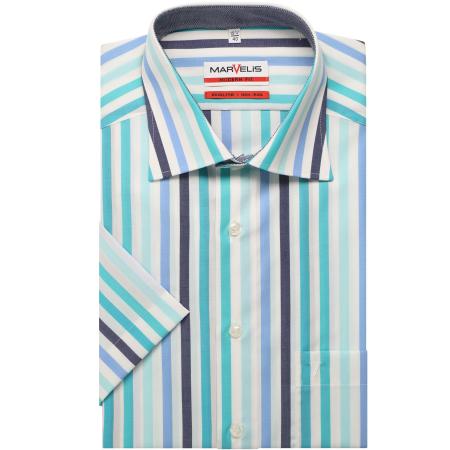 Marvelis Overhemd Korte mouw smaragd