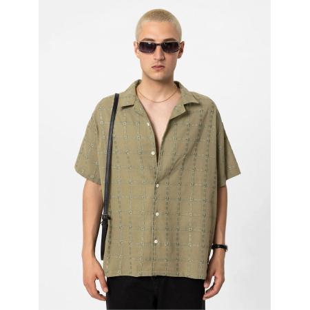 VAMOS CLO Overhemd kaki