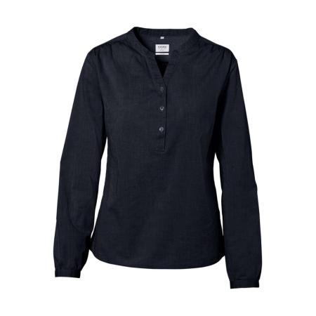 HAKRO Dames Overhemd inkt, Effen