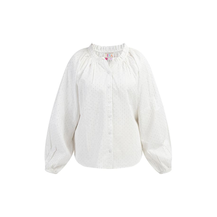 IZIA IZIA Blouse wit / wolwit -