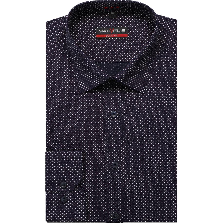 Marvelis Overhemd rood, Stippen Rood
