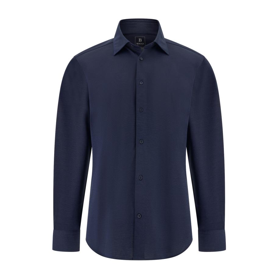 Boggi Milano Boggi Milano Overhemd navy -