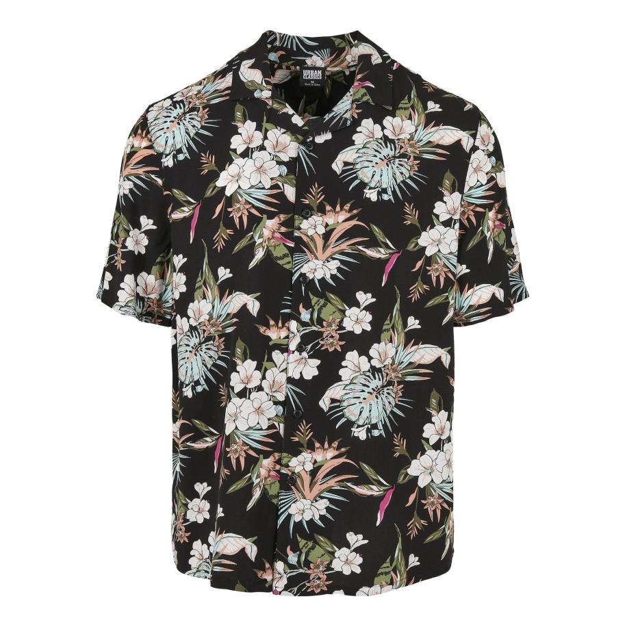 Urban Classics Urban Classics Overhemd gemengde kleuren / zwart -