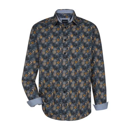 BABISTA Overhemd blauw, Motief