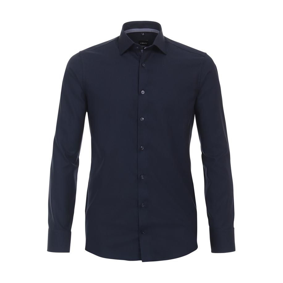 Venti Overhemd ML7 (72CM+) blauw Blauw