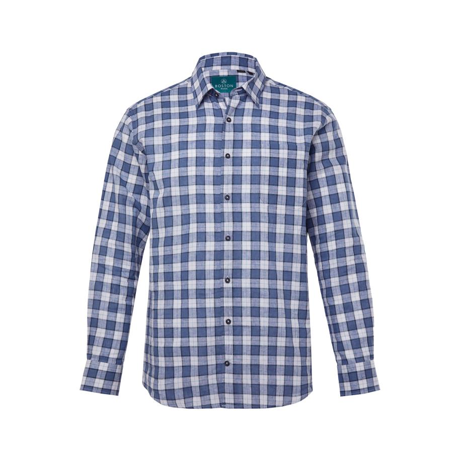 Boston Park Boston Park Overhemd navy / offwhite -