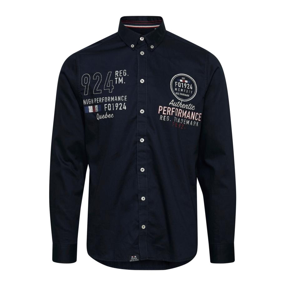 FQ1924 FQ1924 Overhemd donkerblauw / gemengde kleuren -
