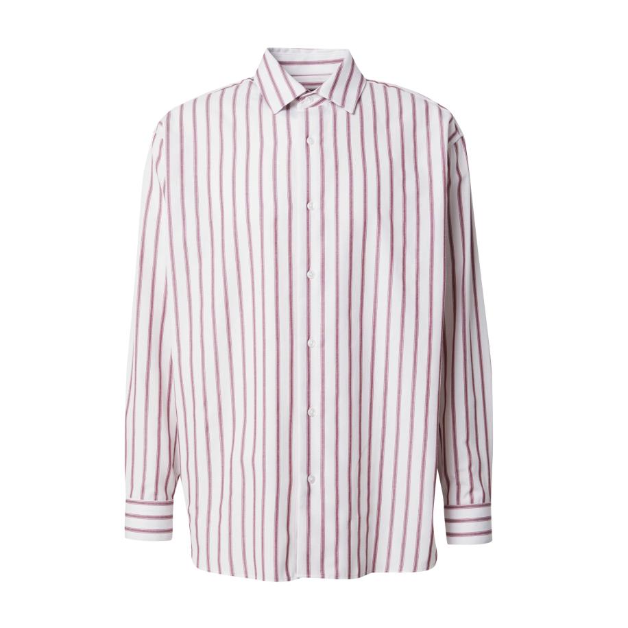 Topman TOPMAN Overhemd bourgogne / wit -