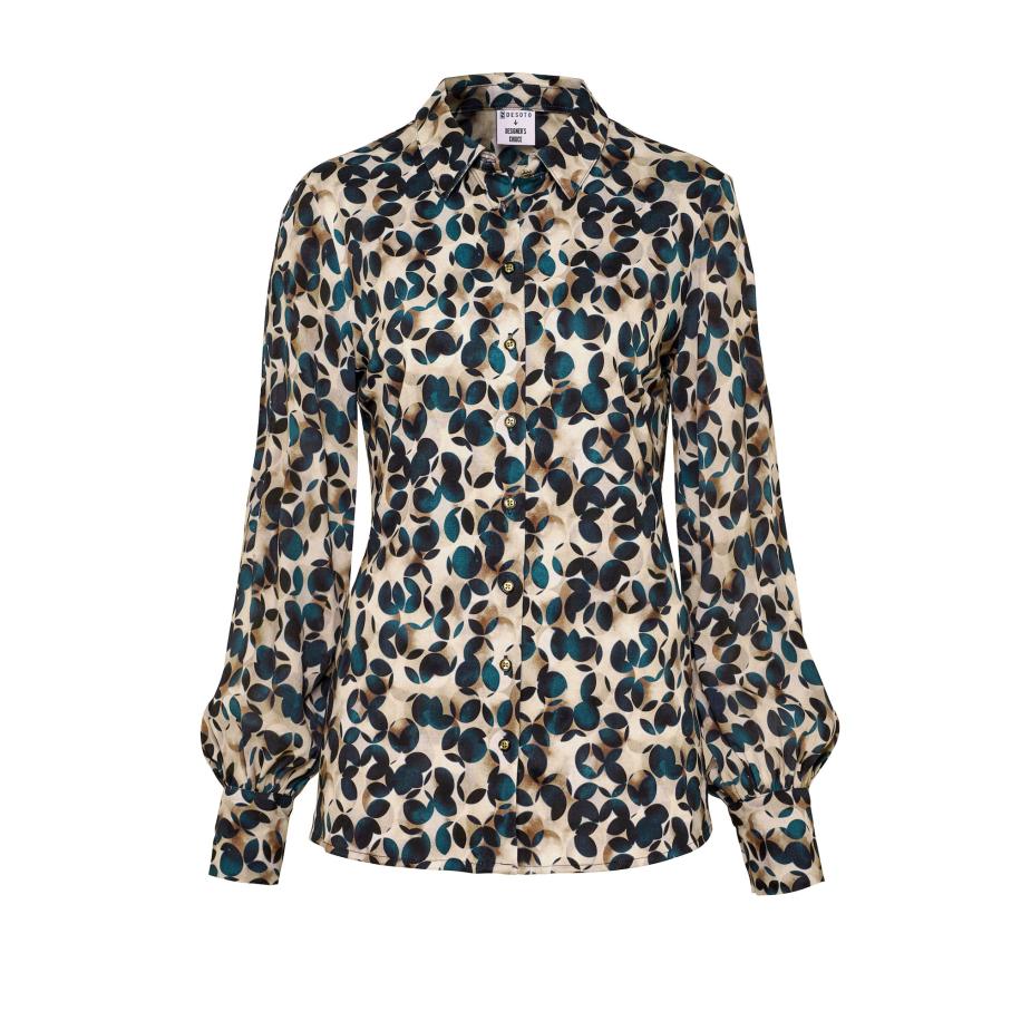 Desoto DESOTO Blouse beige / gemengde kleuren -