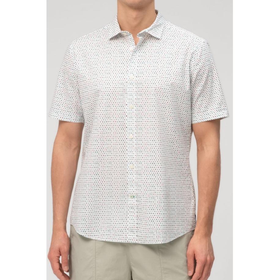 OLYMP Casual Overhemd Korte mouw wit Wit