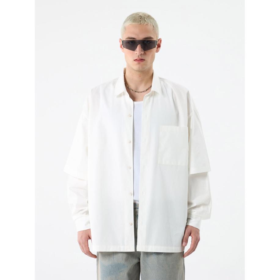 VAMOS CLO Overhemd wit Wit