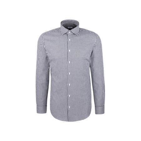 SEIDENSTICKER Zakelijk overhemd donkerblauw / wit