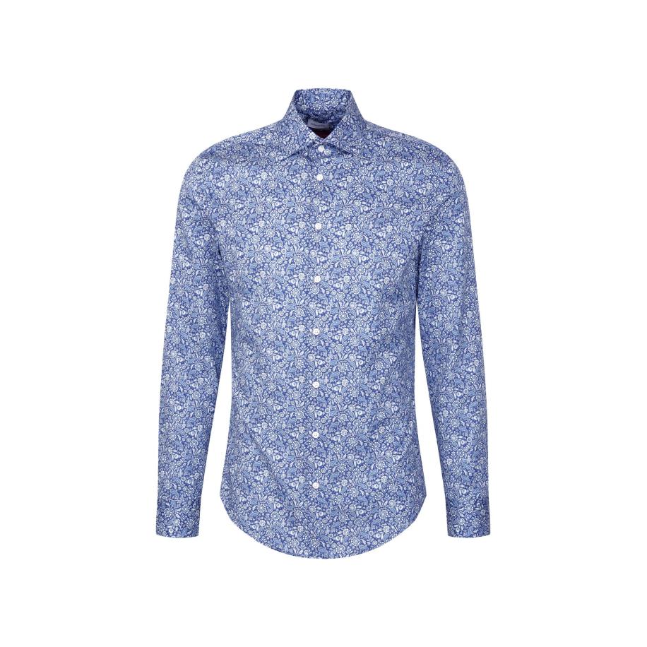 SEIDENSTICKER Zakelijk overhemd donkerblauw Blauw