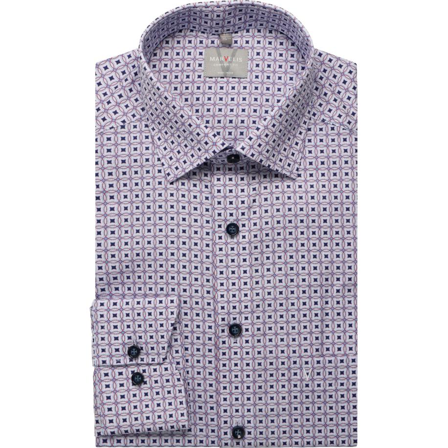 Marvelis Overhemd paars, Motief Paars