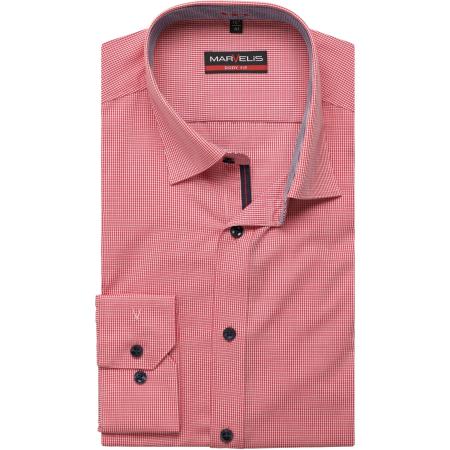 Marvelis Overhemd rood, Ruit