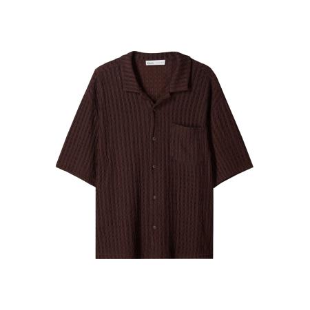 Bershka Bershka Overhemd donkerbruin