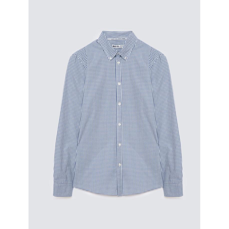 Big Star BIG STAR Overhemd blauw / wit -