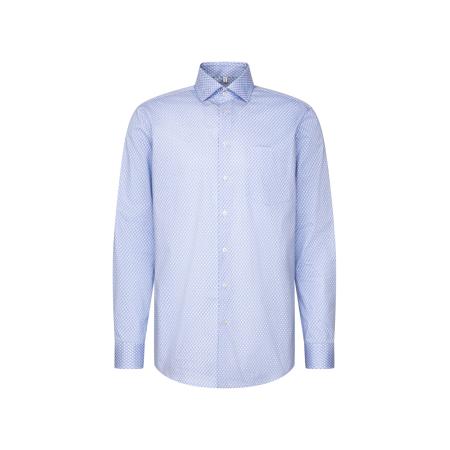 Seidensticker SEIDENSTICKER Zakelijk overhemd Schwarze Rose lichtblauw / wit