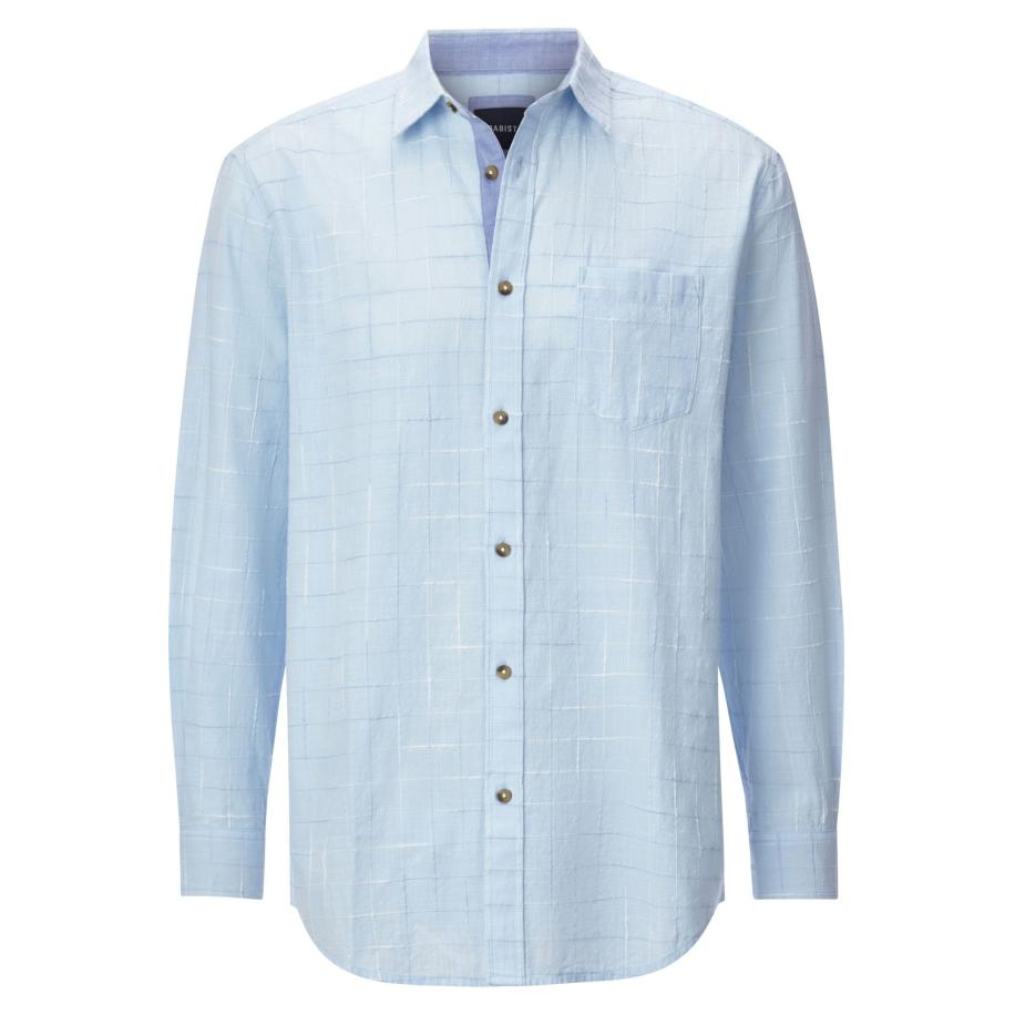 BABISTA Overhemd Korte mouw blauw Blauw