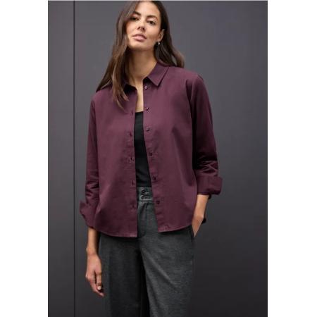 Street One Overhemdblouse in effen kleur