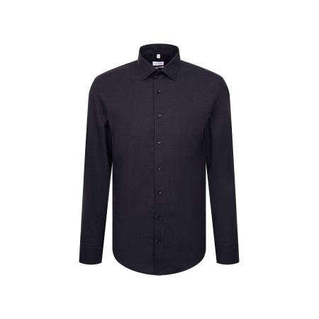 Seidensticker SEIDENSTICKER Zakelijk overhemd SMART FLANNELS donkerblauw