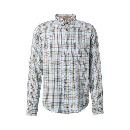 Gant GANT Overhemd sand / lichtblauw / rood / wit