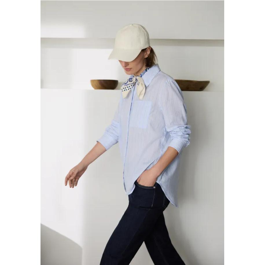 CECIL Gestreept overhemd blouse Blauw